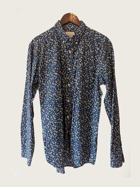 SATURDAYS NYC - Flower printed shirt - Sz XL